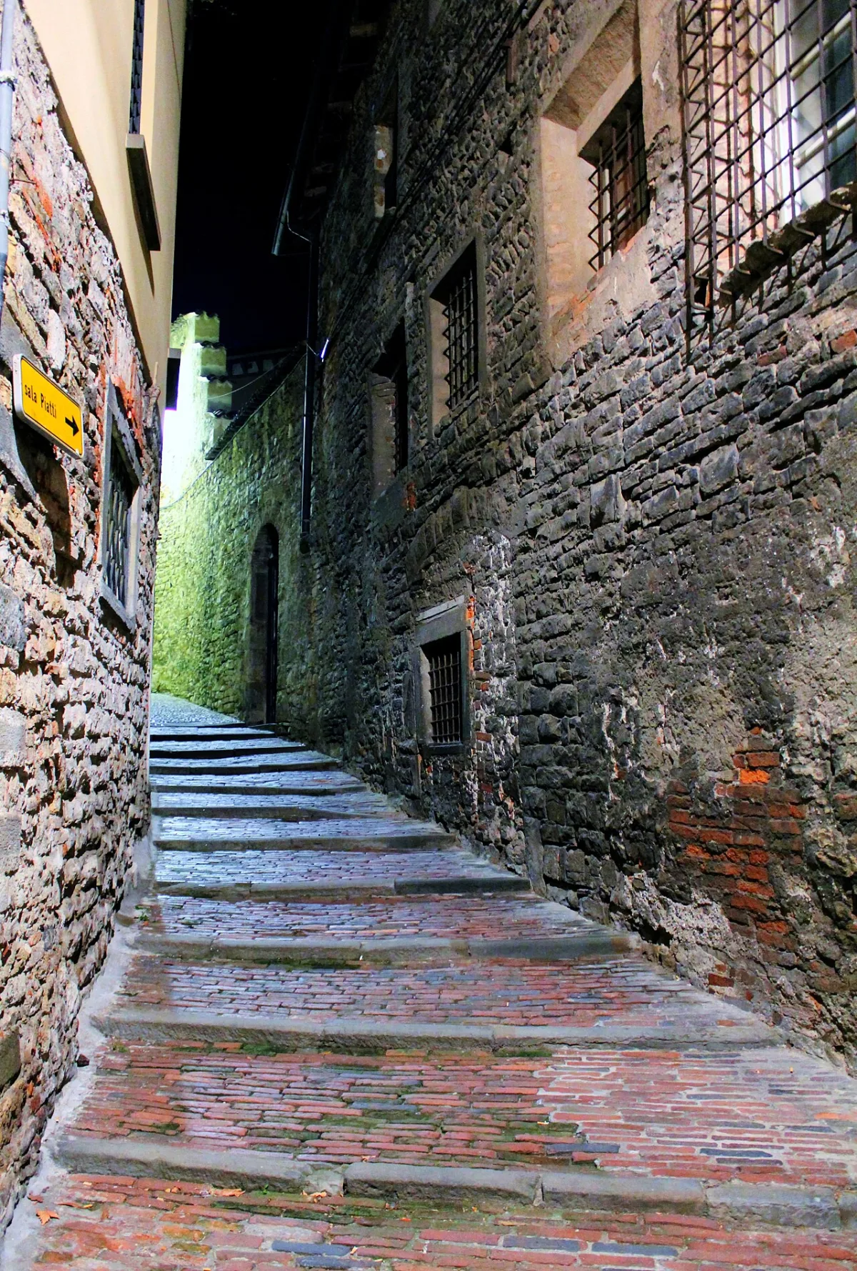 Un vicolo di Città Alta a Bergamo