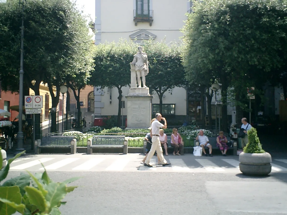 Piazza Tasso nel centro di Sorrento