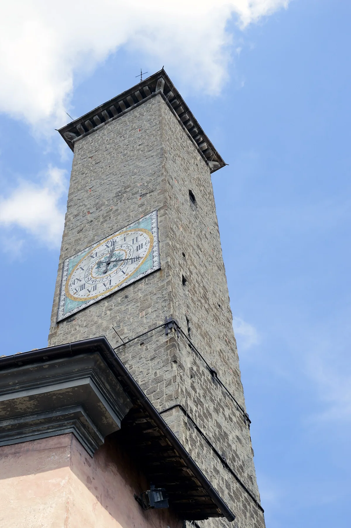 La torre dell'orologio di Viterbo