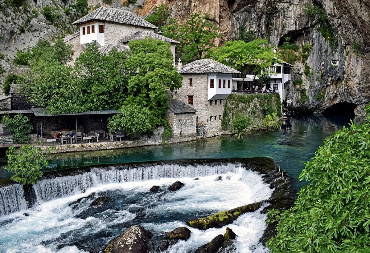 La Tekiya sufi sulla sorgente del fiume Buna a Blagaj