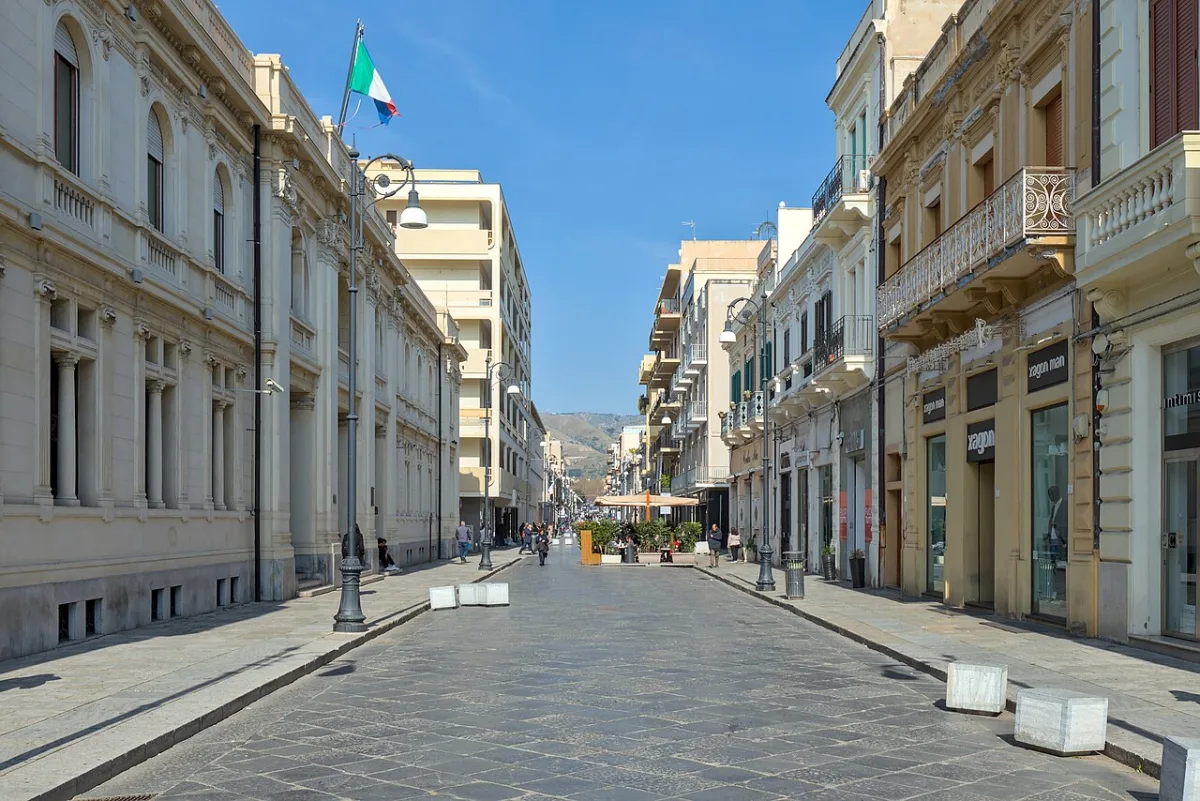 Corso Giuseppe Garibaldi a Reggio Calabria