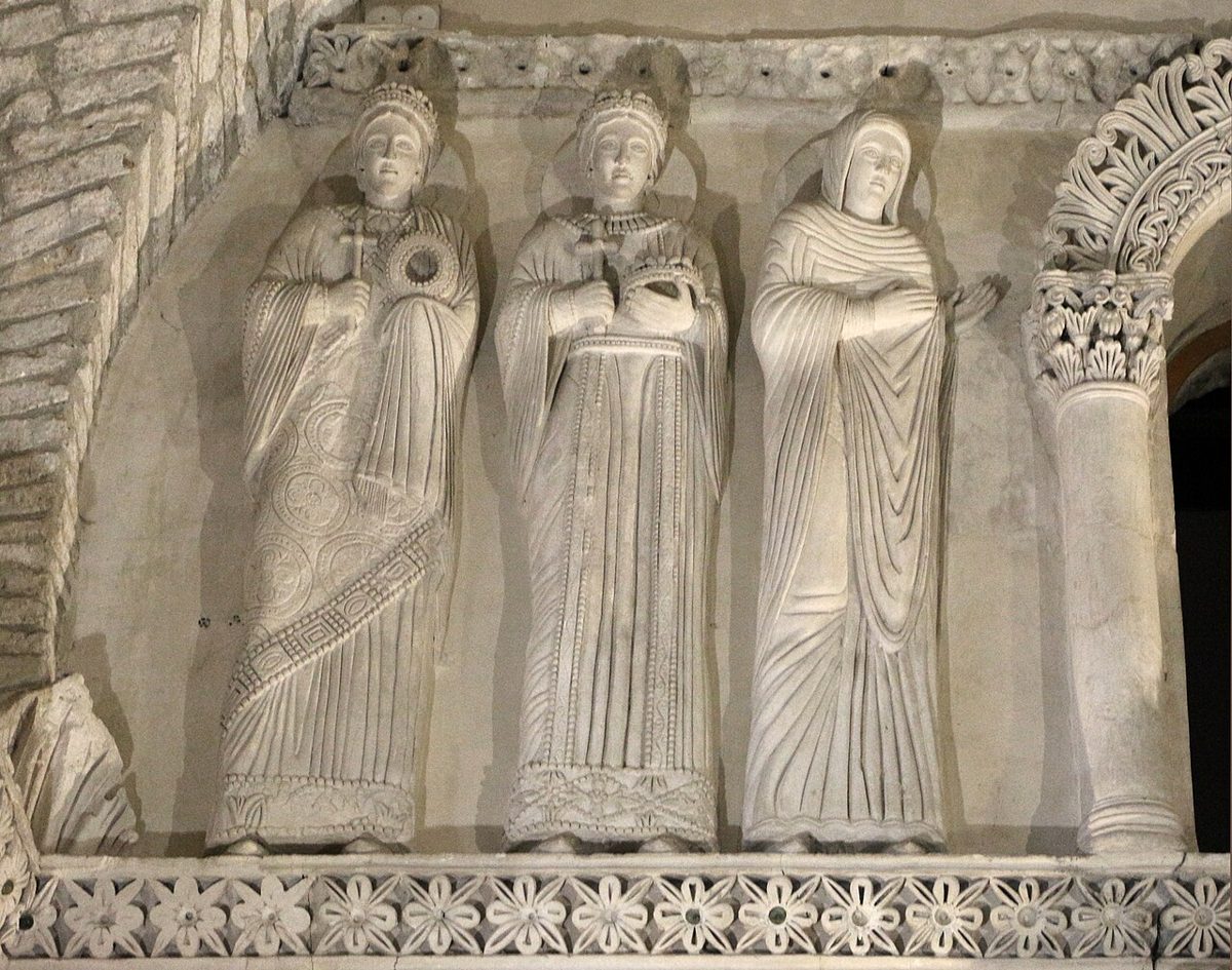 Le sante in stucco del Tempietto longobardo di Cividale