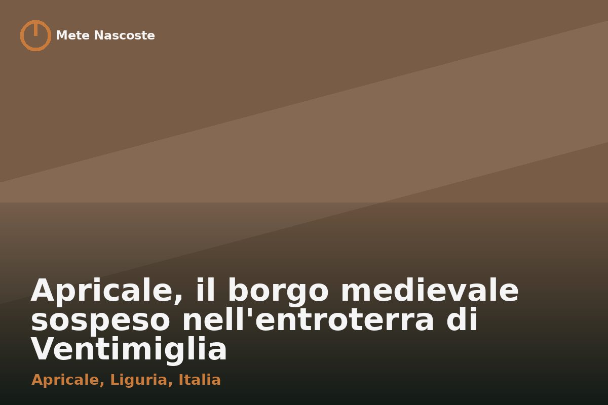 Apricale, il borgo medievale sospeso nell'entroterra di Ventimiglia