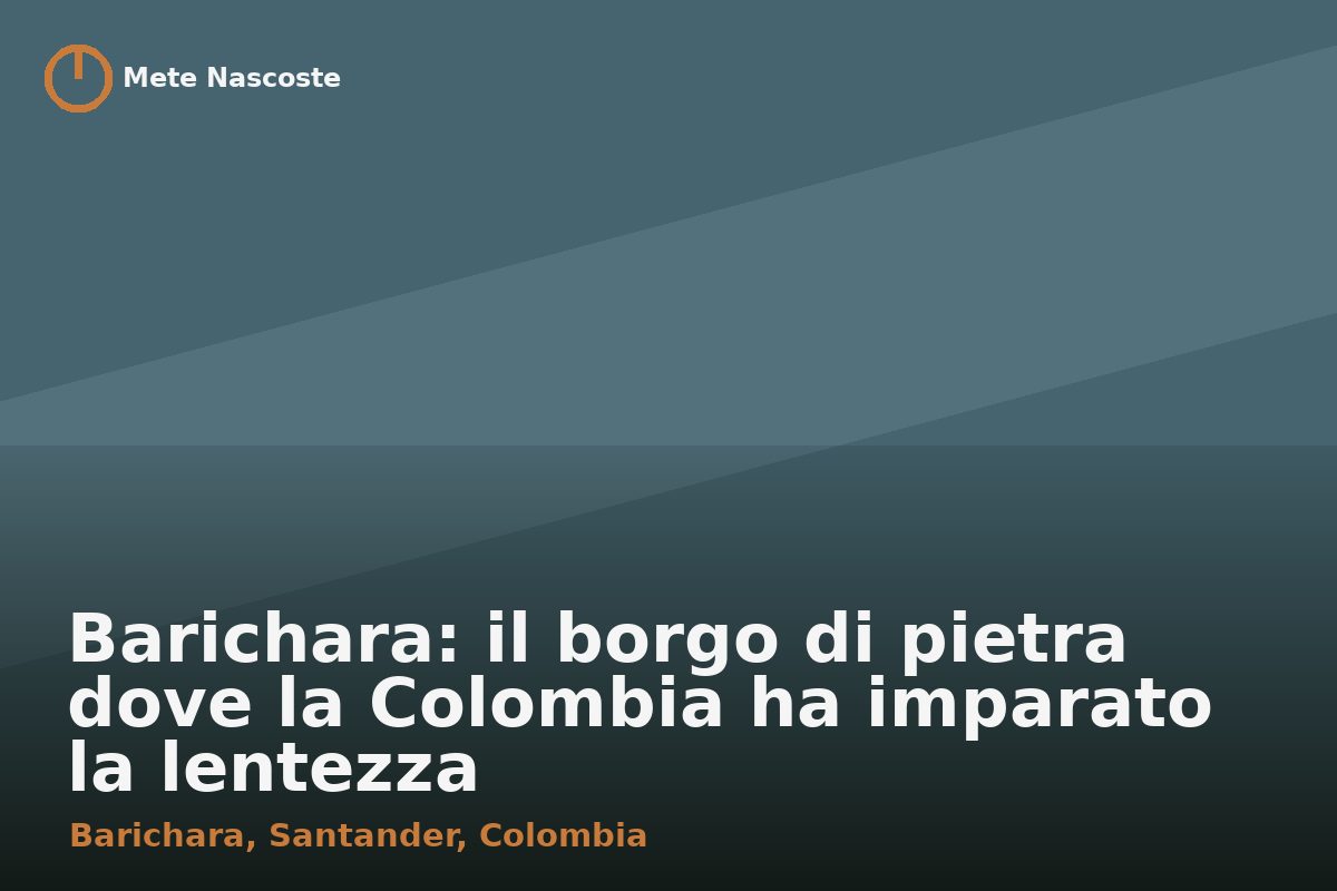 Barichara: il borgo di pietra dove la Colombia ha imparato la lentezza