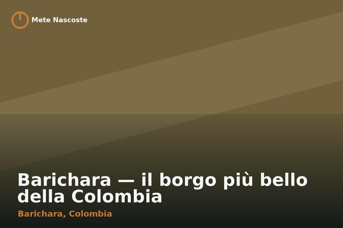 Barichara — il borgo più bello della Colombia