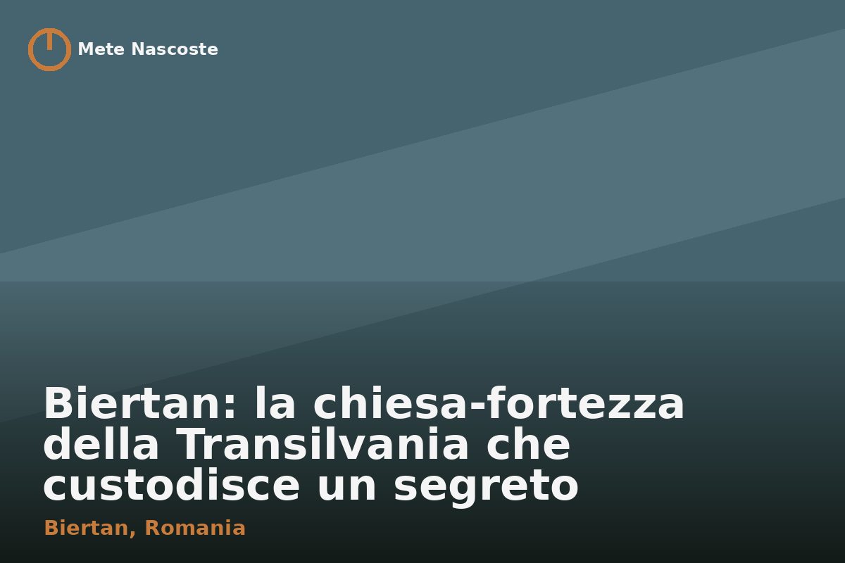 Biertan: la chiesa-fortezza della Transilvania che custodisce un segreto matrimoniale