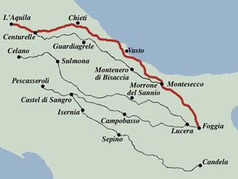 Ciclovia dei Tratturi della transumanza in Alto Molise