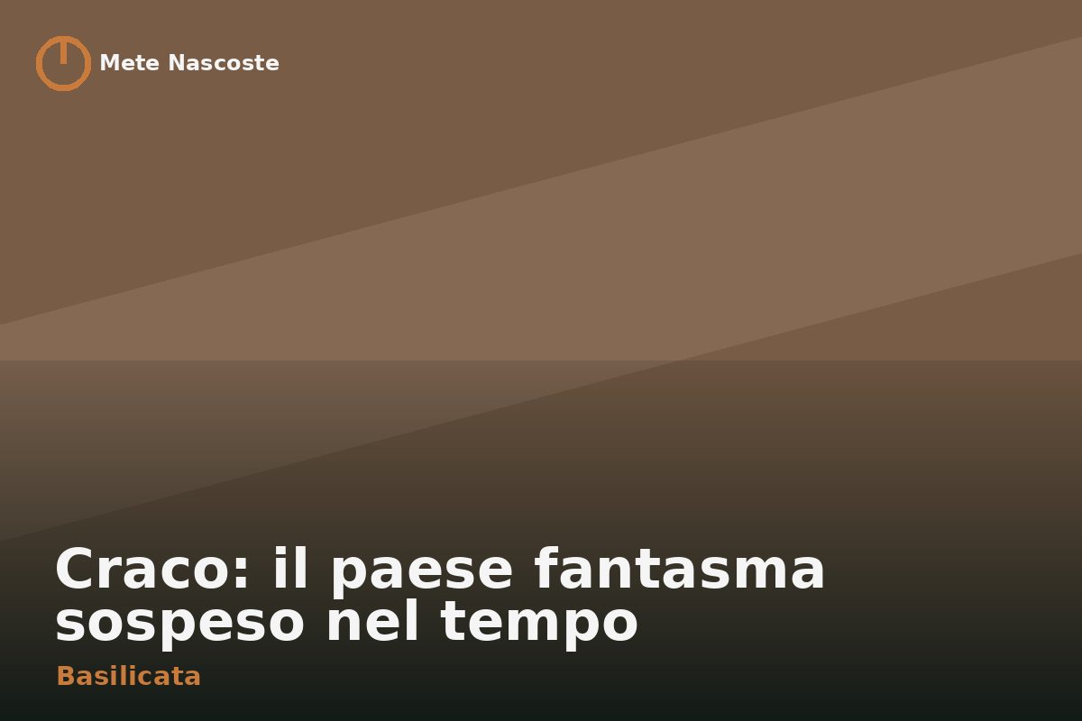 Craco: il paese fantasma sospeso nel tempo
