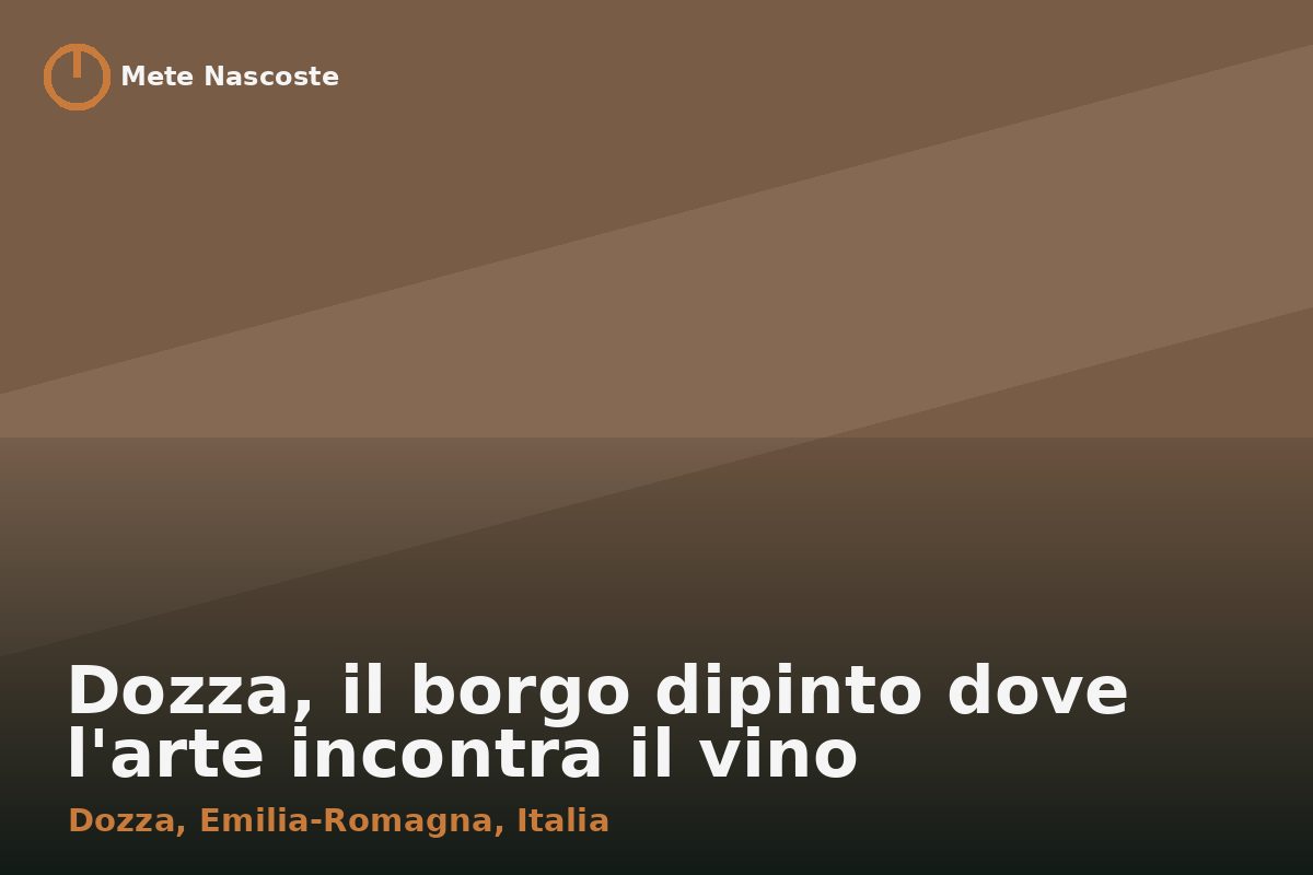 Dozza, il borgo dipinto dove l'arte incontra il vino