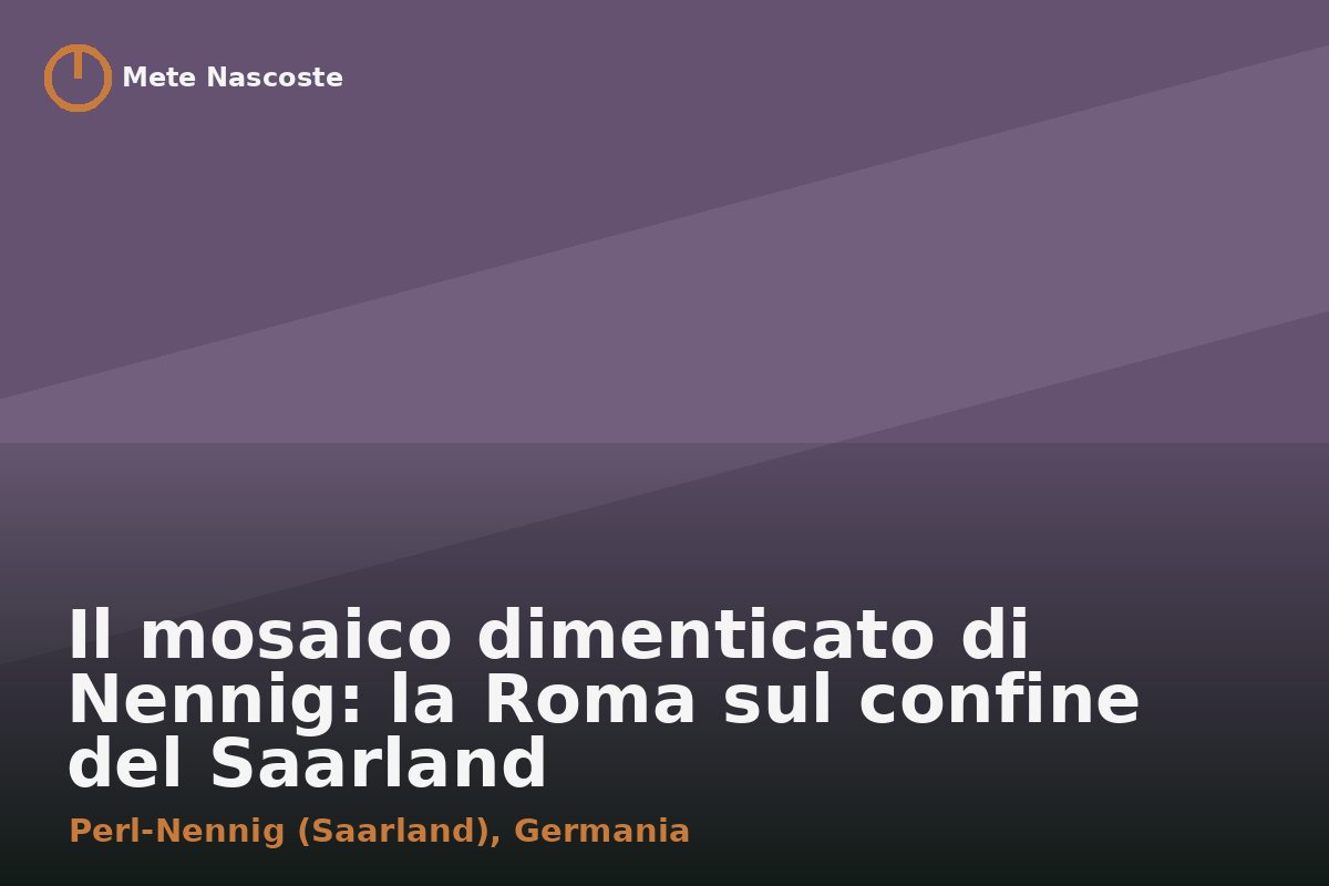 Il mosaico dimenticato di Nennig: la Roma sul confine del Saarland