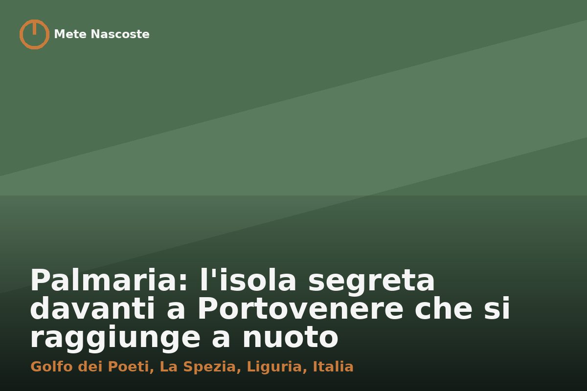 Palmaria: l'isola segreta davanti a Portovenere che si raggiunge a nuoto