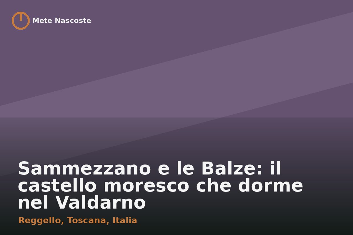 Sammezzano e le Balze: il castello moresco che dorme nel Valdarno
