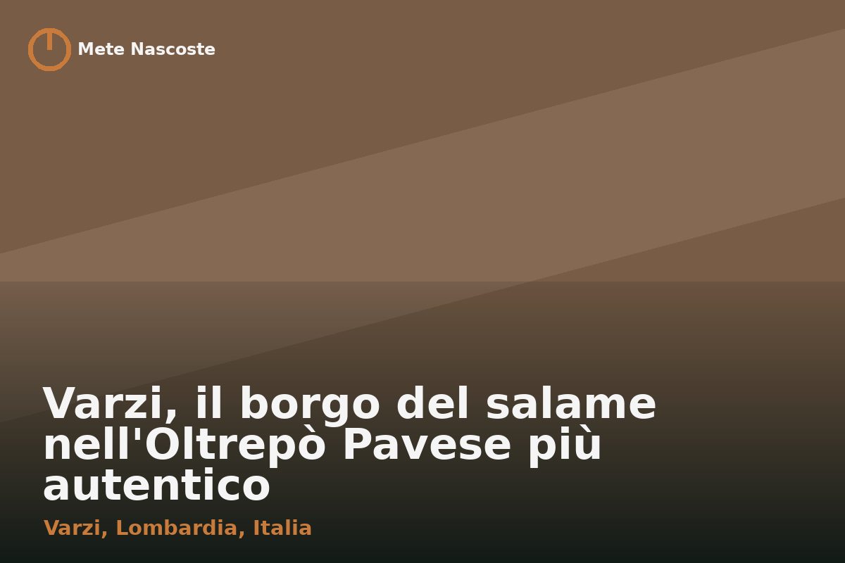 Varzi, il borgo del salame nell'Oltrepò Pavese più autentico