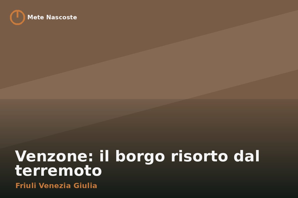 Venzone: il borgo risorto dal terremoto